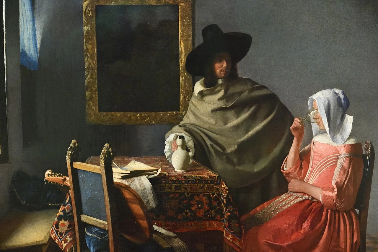 Il bicchiere di vino - Staatliche Museen zu Berlin, dettaglio1